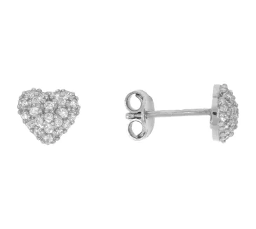 Náušnice z bieleho zlata 3100