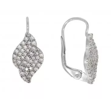 Náušnice z bieleho zlata 2230