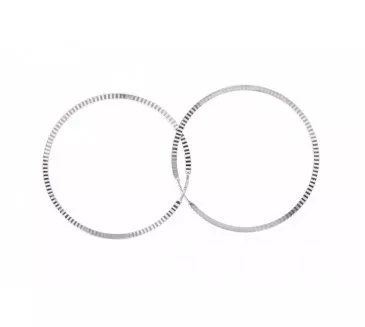 Náušnice z bieleho zlata 1236