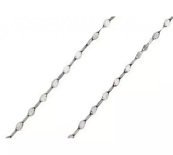 Retiazka z bieleho zlata 504