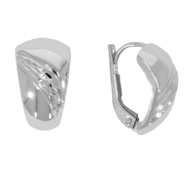 Náušnice z bieleho zlata 3472