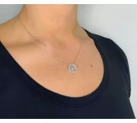 Retiazka z bieleho zlata 709