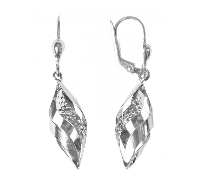 Náušnice z bieleho zlata 1399