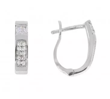 Náušnice z bieleho zlata 2293