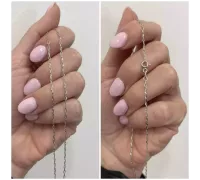 Retiazka z bieleho zlata 509