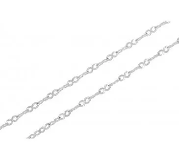 Retiazka z bieleho zlata 828