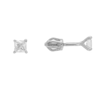 Náušnice z bieleho zlata 3846