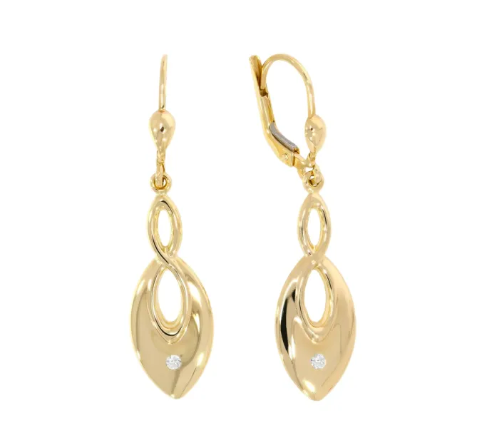 Zlaté náušnice 4236