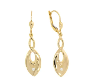 Zlaté náušnice 4236