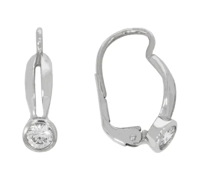 Náušnice z bieleho zlata 189