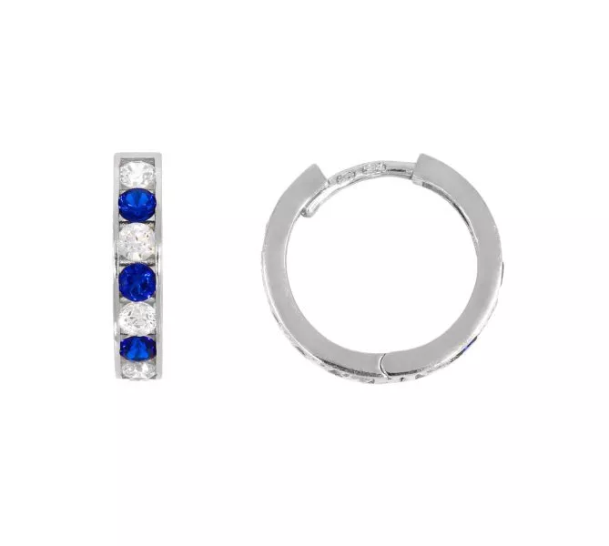 Náušnice z bieleho zlata 3476