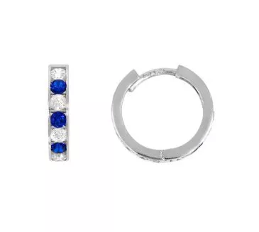 Náušnice z bieleho zlata 3476