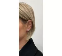 Náušnice z bieleho zlata 3476