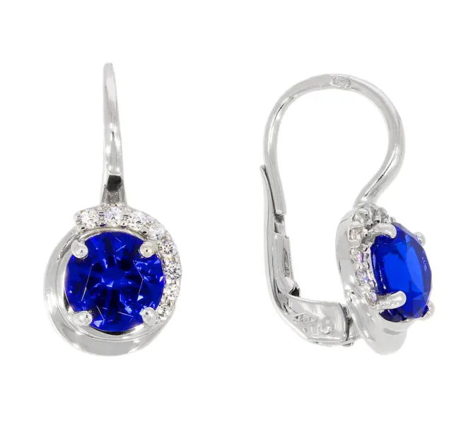 Náušnice z bieleho zlata 4238