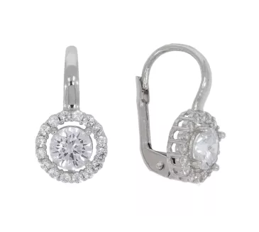 Náušnice z bieleho zlata 3859