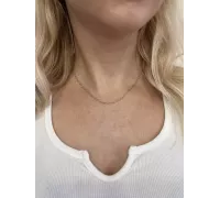 Retiazka z bieleho zlata 372