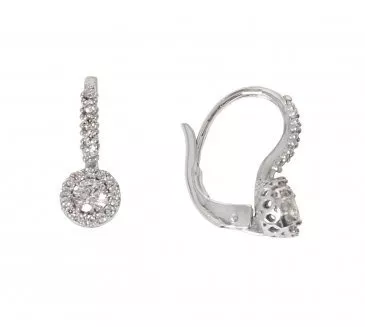 Náušnice z bieleho zlata 1461