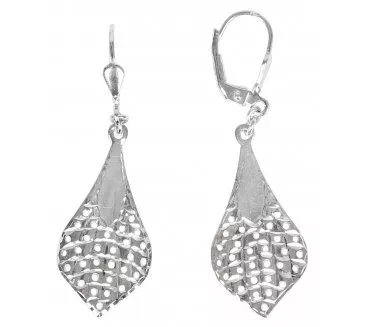Náušnice z bieleho zlata 1387