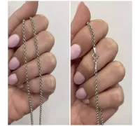 Retiazka z bieleho zlata 544