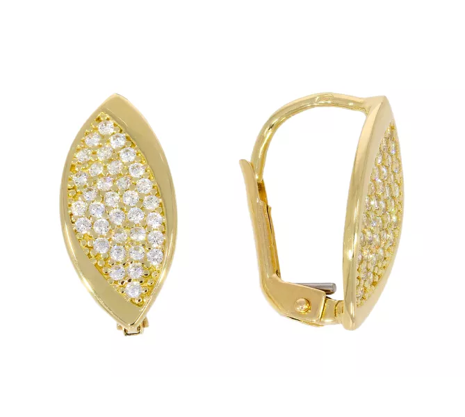 Zlaté náušnice 3477