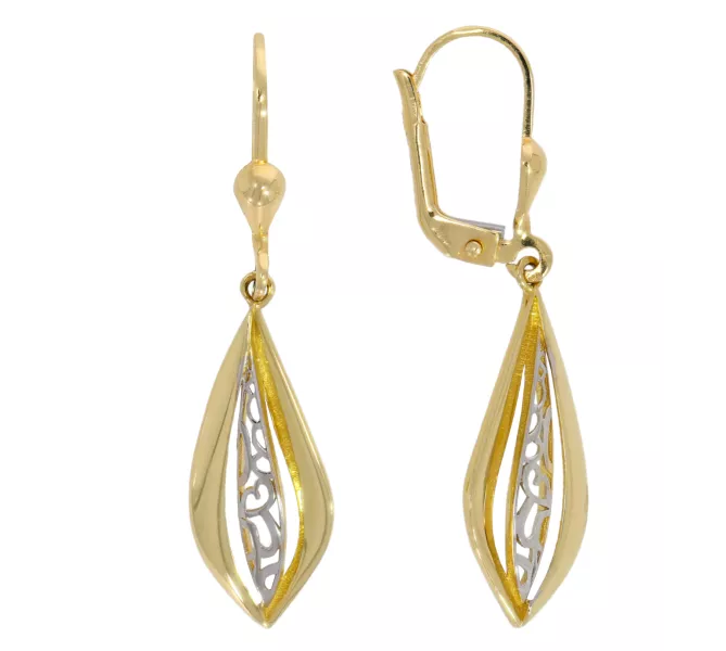 Zlaté náušnice 3478