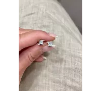 Náušnice z bieleho zlata 3851