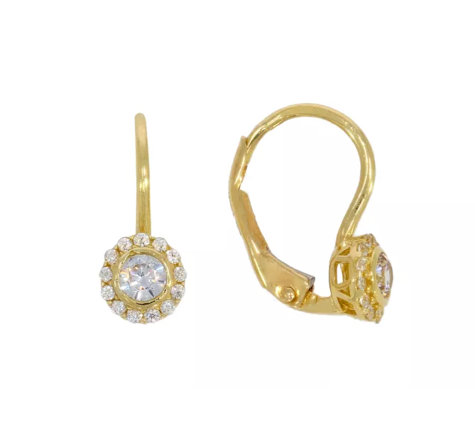 Zlaté náušnice 3490