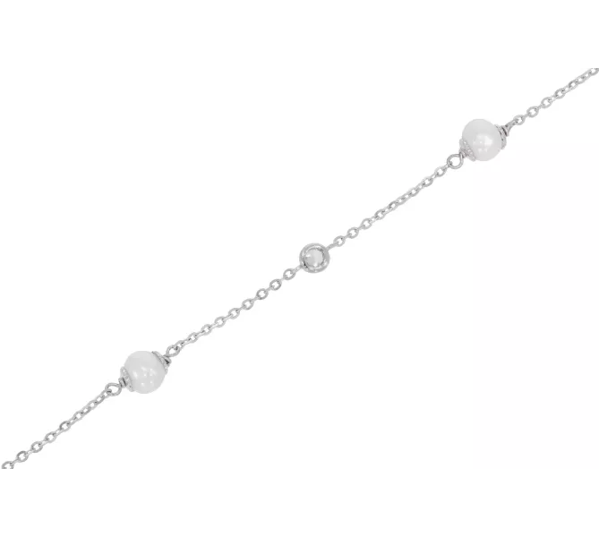 Náramok z bieleho zlata 1256