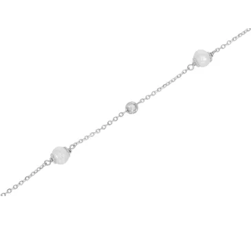 Náramok z bieleho zlata 1256