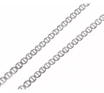 Retiazka z bieleho zlata 380