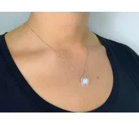 Retiazka z bieleho zlata 792