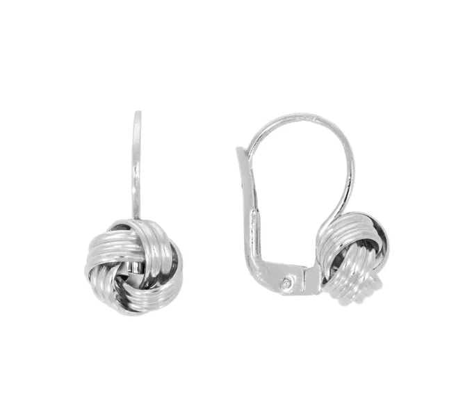 Náušnice z bieleho zlata 3486