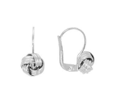 Náušnice z bieleho zlata 3486
