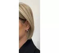 Náušnice z bieleho zlata 3486