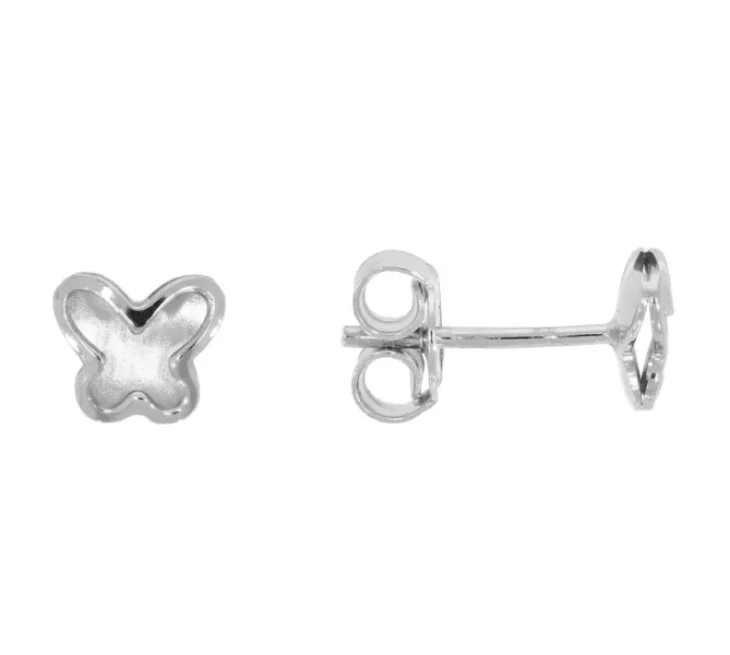 Náušnice z bieleho zlata 3498