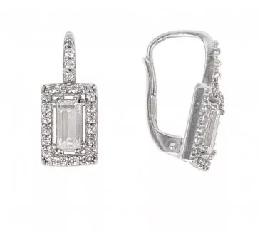 Náušnice z bieleho zlata 1378