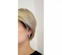 Náušnice z bieleho zlata 1378