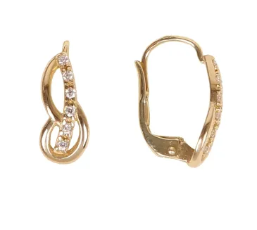 Zlaté náušnice 1293