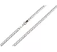 Retiazka z bieleho zlata 075