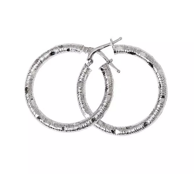 Náušnice z bieleho zlata 573