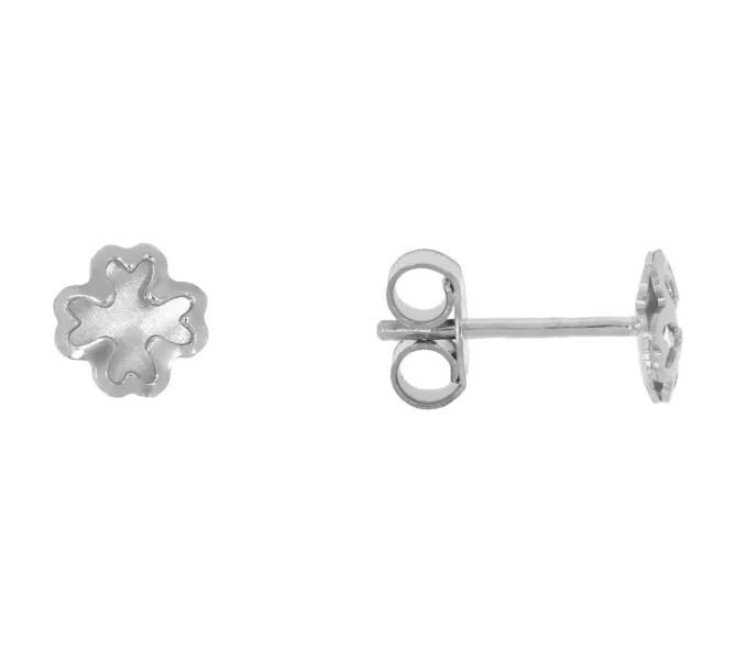 Náušnice z bieleho zlata 3505