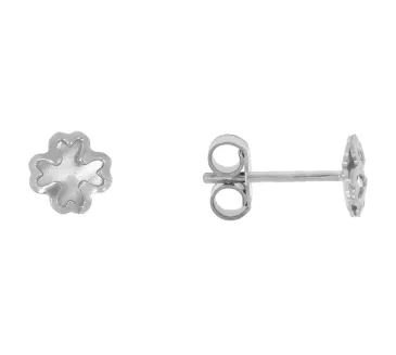 Náušnice z bieleho zlata 3505