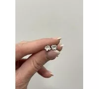 Náušnice z bieleho zlata 3505