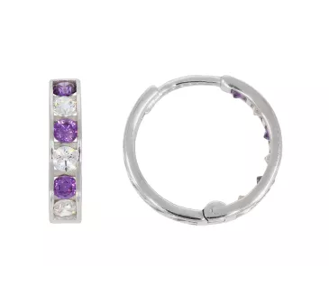 Náušnice z bieleho zlata 3863