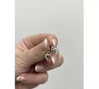 Náušnice z bieleho zlata 1369