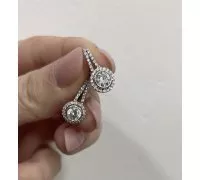 Náušnice z bieleho zlata 2539