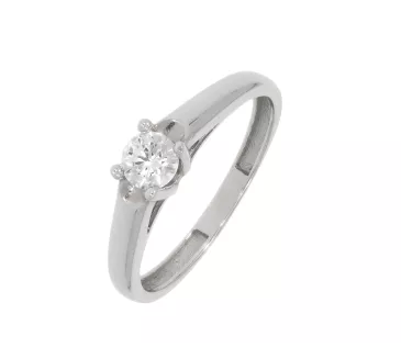 Prsteň z bieleho zlata 2331
