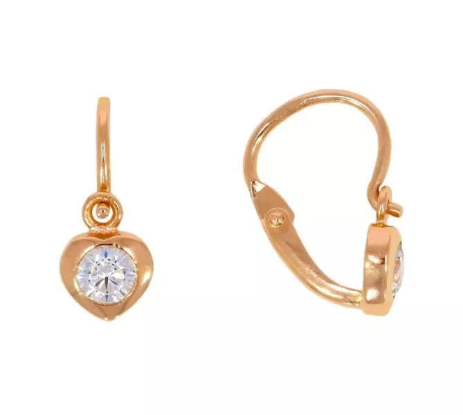 Detské zlaté náušnice 2370