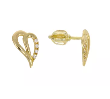 Zlaté náušnice  3107