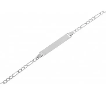 Detský náramok z bieleho zlata 735